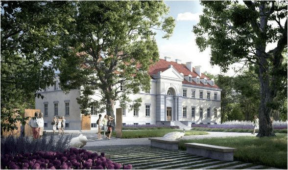 Wizualizacja renowacji Pałacu