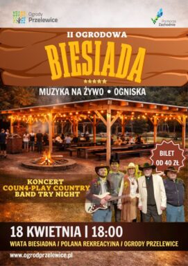plakat II Biesiad Ogrodowa z Country